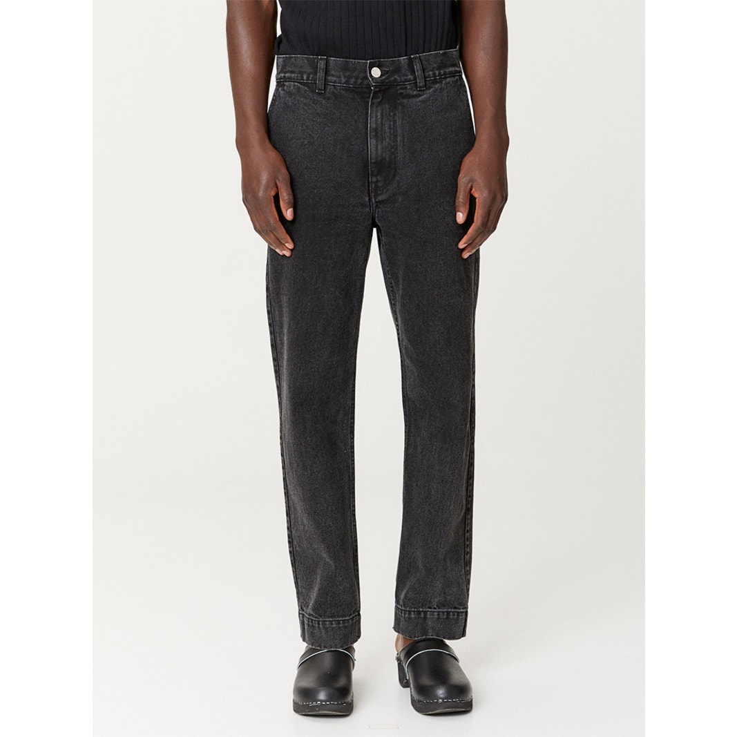 Schnayderman’s Stockholm Alef Straight Denim Pants - Washed Black -- Size 29x30